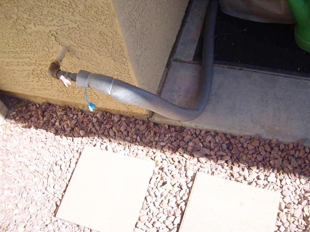 Protecting a natural gas hose