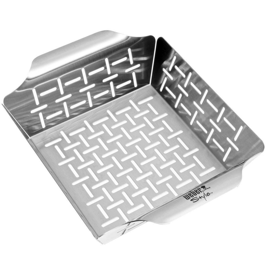 Weber Stainless Steel Grill Basket 6434 - The Home Depot