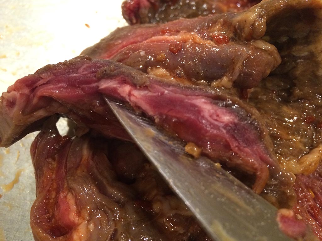 Marinated Bear Meat Steak from Kris' Kitchen 