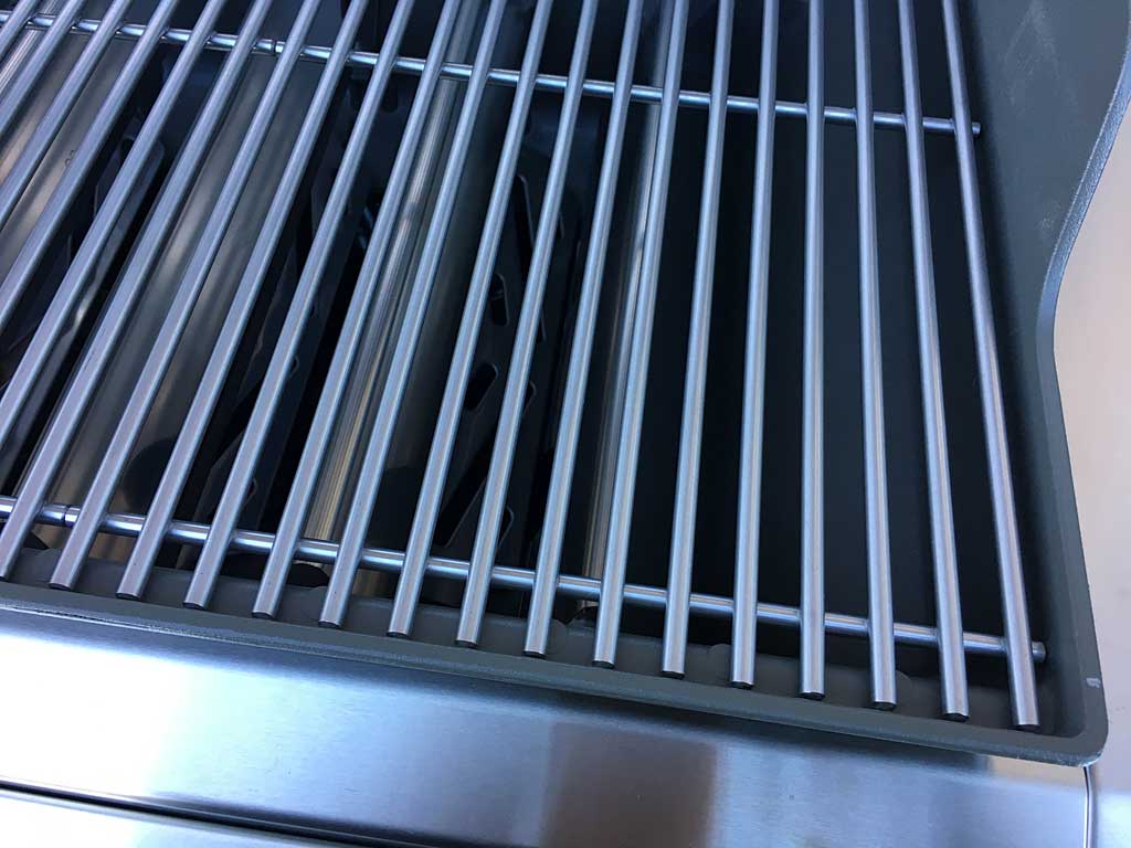 Here are the stainless steel grates I found inside the SE-410 4-burner model, a special model available only at certain dealers like Ace Hardware. I will have to compare these to a 2016 model to see if they are the same as current S/S grates.