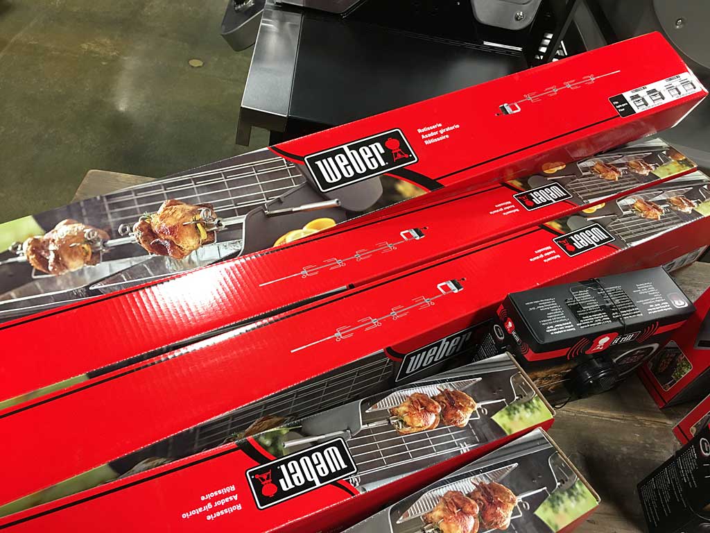 Rotisserie for outlet weber gas grill