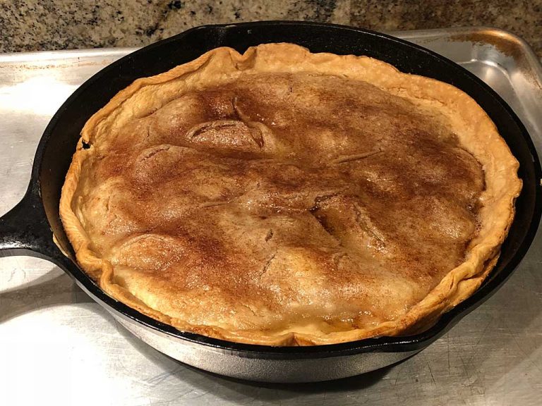 Skillet Apple Pie On The Grill - The Virtual Weber Gas Grill