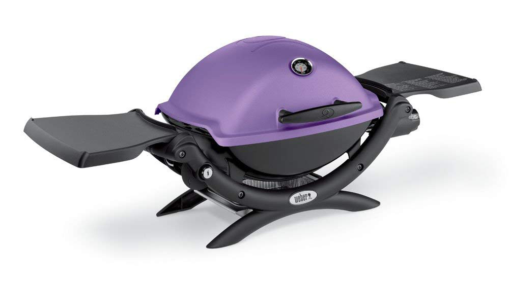 Weber Q1200 Purple Portable Gas Grill