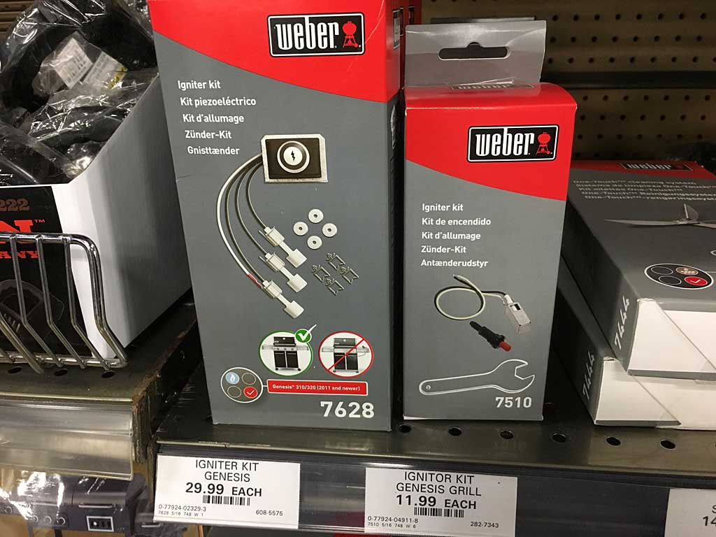 Weber 7510 outlet igniter kit