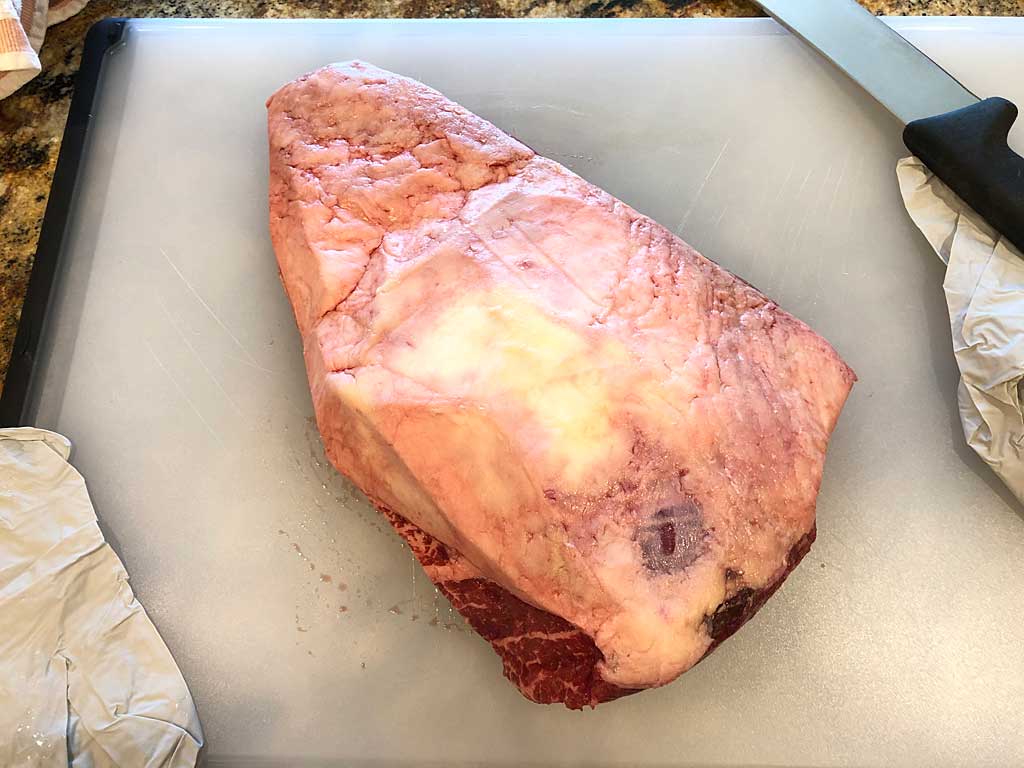 Fat side of picanha