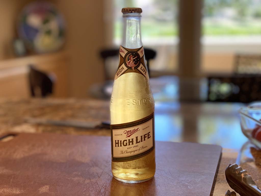 Miller High Life beer